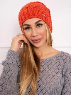 Čepice s fleecem Justyna K253 červená