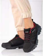 Pěkné dámské trekingové boty černé bez podpatku Pěkné dámské trekingové boty černé bez podpatku