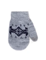 YOCLUB Rukavice RED-0020C Dětský norský vzor