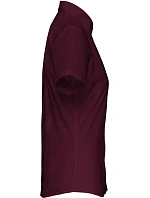 Kariban K 548 Popelínová halenka "Judith" s krátkým rukávem 20.K548 wine Kariban K 548 Popelínová halenka "Judith" s krátkým rukávem 20.K548 wine