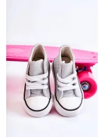 Dětské vysoké tenisky stříbrný Catrina Dětské vysoké tenisky stříbrný Catrina