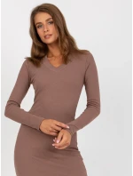EM SK 673 šaty.78P hnědá