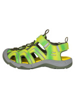 Dětské sandály s reflexními prvky ALPINE PRO ANGUSO neon green