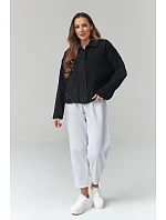 hřejivá kordová bunda model 225693 Makadamia