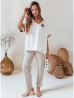 Dámská oversize halenka SHINE LOVE bílá FashionStreet RY2913