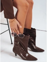 FashionStreet hnědé dámské boty ZY1201