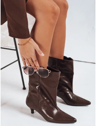 FashionStreet hnědé dámské boty ZY1201