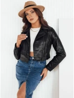 Dámská kožená bunda MOLTION black FashionStreet TY4158 Dámská kožená bunda MOLTION black FashionStreet TY4158