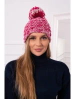 Fleecová čepice Fiona K275 fuchsiová + pudrově růžová Fleecová čepice Fiona K275 fuchsiová + pudrově růžová