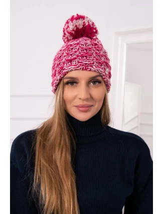 Fleecová čepice Fiona K275 fuchsiová + pudrově růžová Fleecová čepice Fiona K275 fuchsiová + pudrově růžová