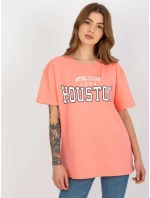 Dámské tričko EM TS 527 1.26X broskvová - FPrice Dámské tričko EM TS 527 1.26X broskvová - FPrice