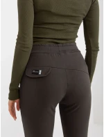 Tepláky RV DR 8369.89P tmavá khaki