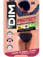 Dámské menstruační kalhotky Protect MENSTRUAL SLIP Tmavě modrá s béžovou - DIM