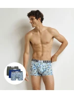 Pánské módní boxerky 3 ks DIM VIBES BOXER 3x - DIM - modrá Pánské módní boxerky 3 ks DIM VIBES BOXER 3x - DIM - modrá