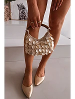 Baleríny z Eko Kůže Zlaté Nelisa Baleríny z Eko Kůže Zlaté Nelisa