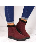 Dámské nepromokavé sněhové boty 9SN26-1467 EVE181C Vínová - NEWS Dámské nepromokavé sněhové boty 9SN26-1467 EVE181C Vínová - NEWS