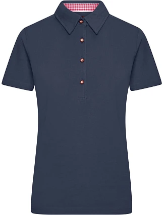 Daiber JN 715 Dámské piqué polo v tradičním krojovém stylu 02.0715 navy/red white Daiber JN 715 Dámské piqué polo v tradičním krojovém stylu 02.0715 navy/red white