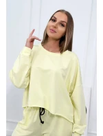 Set 2dílná mikina + kalhoty žlutá Set 2dílná mikina + kalhoty žlutá