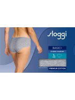 Dámské kalhotky Basic+ Midi Šedá - Sloggi