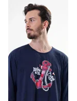 Pánská noční košile s dlouhým rukávem Kotva