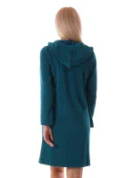 Dámský župan Bari s kapucí 3864 deep lagoon - Vestis Dámský župan Bari s kapucí 3864 deep lagoon - Vestis
