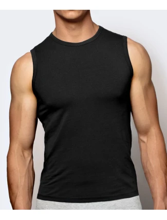 Pánské klasické tílko ATLANTIC - černé