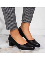 Dámské lodičky na klínku SK354A černé - Sergio Leone