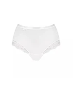 Sloggi Romance - Maxi kalhotky z bavlny Supima® s krajkovým lemem Sloggi