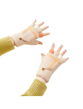 Dámské/dětské zimní rukavice telefonní rukavice - bílé dámské