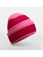 Beechfield B 391R Pletená čepice "Color Block" 53.391R true pink/classic red Beechfield B 391R Pletená čepice "Color Block" 53.391R true pink/classic red