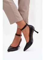 Lodičky s páskem černé Perrine