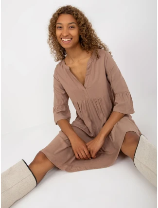 Šaty D73761M30214A3 tmavě lila