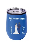 Personalizovaný termohrnek "BOWL" se svatebním párem Personalizovaný termohrnek "BOWL" se svatebním párem