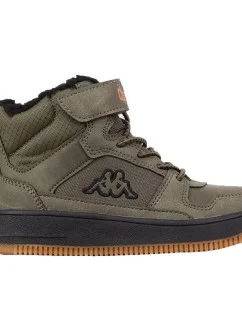 Dětská obuv Shab Fur Jr 260991K 3111 khaki - Kappa