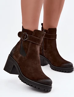 Dámské boty na podpatku na zip model 231196 Step in style