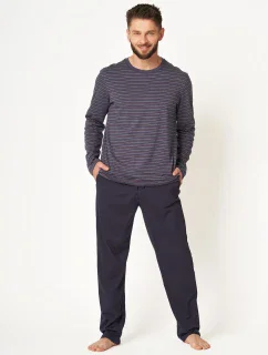 Pánské pyžamo Key MNS 304 B24 long/r M-2XL