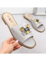 S.Barski W OLI262B žabky se stříbrnými zirkony S.Barski W OLI262B žabky se stříbrnými zirkony