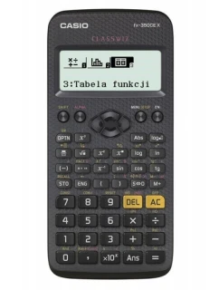 VĚDECKÁ KALKULAČKA CASIO FX-350CEX, 379 FUNKCÍ, 77X166MM, ČERNÁ