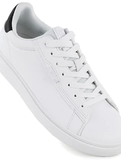 Pánská bílá sportovní obuv z ekokůže Big Star TT174331