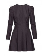 M884 Šaty džínového vzhledu - grafitové M884 Šaty džínového vzhledu - grafitové