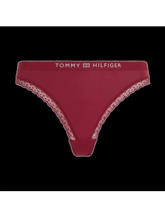 Dámské kalhotky Tonal Logo Lace UW0UW04183-XJS - Tommy Hilfiger