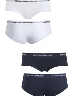Kalhotky 2pcs 163263 CC317 10410 bílotmavěmodrá - Emporio Armani
