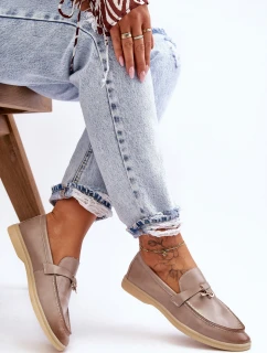 Dámské klasické mokasíny šedé Cortez