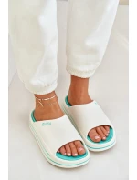 Dámské Pantofle Na Platformě Big Star NN274A038 Bílo-Mátové
