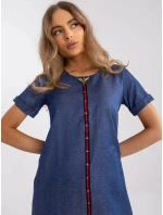 Dámské šaty-LK-SK-506799.52P modré - Lakerta Dámské šaty-LK-SK-506799.52P modré - Lakerta