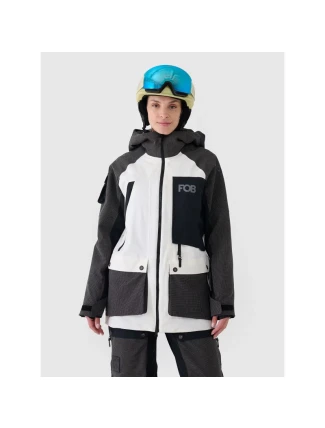 Dámská snowboardová bunda s membránou 10000 4F 4FWAW24TTJAF587-11S