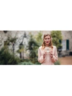 Dámská peněženka Vuch Talli Tammy Striped Creme