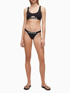 Vrchní díl plavek KW0KW00900-BEH černá - Calvin Klein