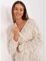 Dámský svetr Jumper MI SW 0820.85 Světle béžový - FPrice