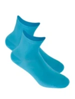 Hladké ponožky s elastanem 2-6 let TURQUOISE 21-23